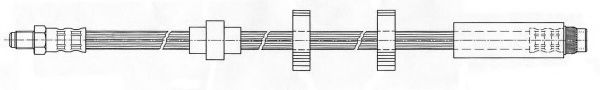 Тормозной шланг FERODO FHY3005