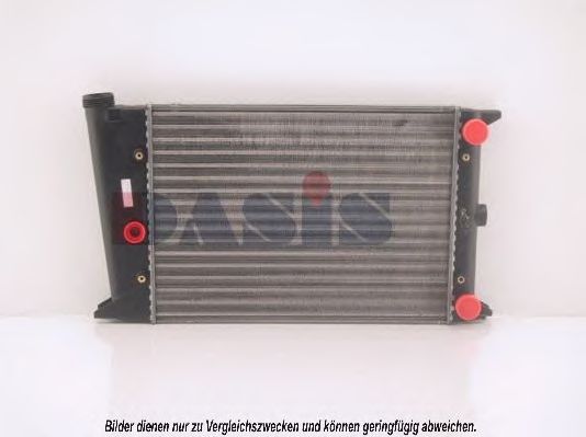 Радиатор, охлаждение двигателя AKS DASIS VW2002