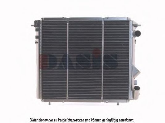 Радиатор, охлаждение двигателя AKS DASIS RT2005