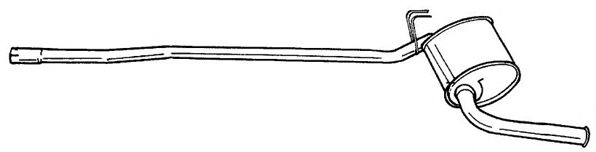 Глушитель выхлопных газов конечный AKS DASIS SG22603