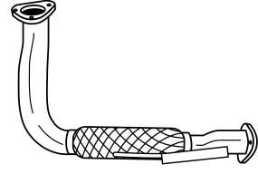 Труба выхлопного газа AKS DASIS SG13165