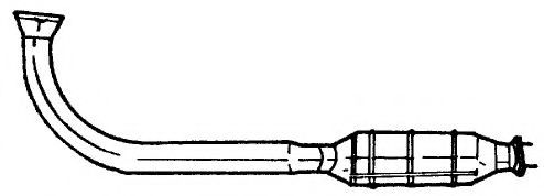 Труба выхлопного газа AKS DASIS SG65103