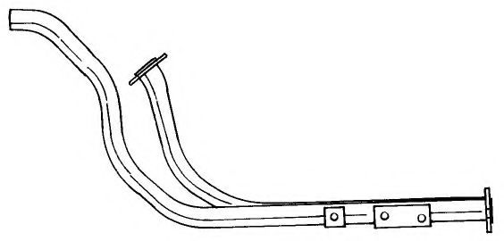 Труба выхлопного газа AKS DASIS SG53105