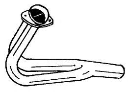Труба выхлопного газа AKS DASIS SG50148