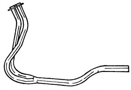 Труба выхлопного газа AKS DASIS SG45143
