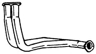 Труба выхлопного газа AKS DASIS SG40146