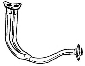 Труба выхлопного газа AKS DASIS SG25142