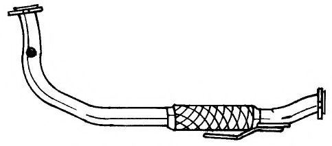 Труба выхлопного газа AKS DASIS SG16146