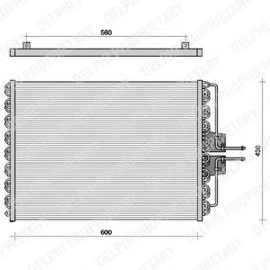 Конденсатор, кондиционер DELPHI TSP0225061