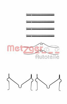 Комплектующие, колодки дискового тормоза METZGER 109-1126