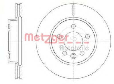 Тормозной диск METZGER 61418.10