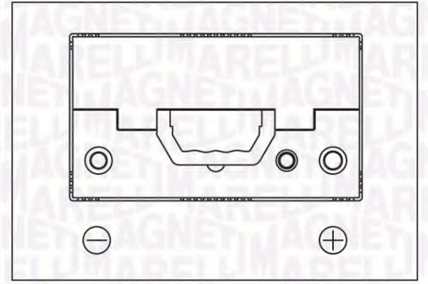 Стартерная аккумуляторная батарея; Стартерная аккумуляторная батарея MAGNETI MARELLI 067300600005
