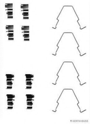Комплектующие, колодки дискового тормоза KAWE 01652