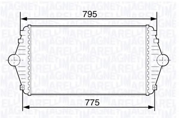 Интеркулер MAGNETI MARELLI 351319203430