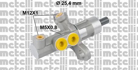 Главный тормозной цилиндр METELLI 05-0811