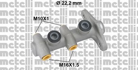 Главный тормозной цилиндр METELLI 05-0815