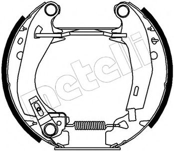 Комплект тормозных колодок METELLI 51-0006