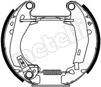 Комплект тормозных колодок METELLI 51-0007