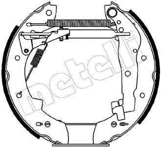 Комплект тормозных колодок METELLI 51-0072