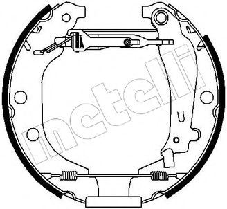 Комплект тормозных колодок METELLI 51-0078