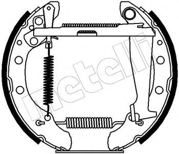 Комплект тормозных колодок METELLI 51-0086