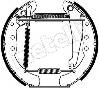 Комплект тормозных колодок METELLI 51-0131