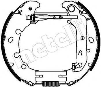 Комплект тормозных колодок METELLI 51-0153