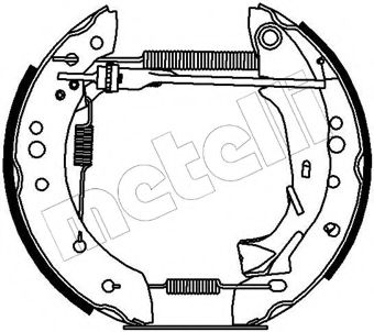 Комплект тормозных колодок METELLI 51-0164