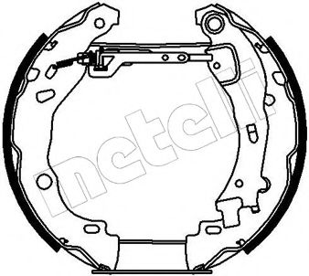 Комплект тормозных колодок METELLI 51-0190