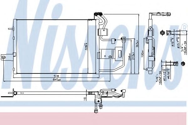 Конденсатор, кондиционер NISSENS 940317