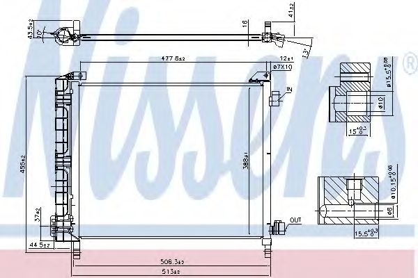 Конденсатор, кондиционер NISSENS 940372