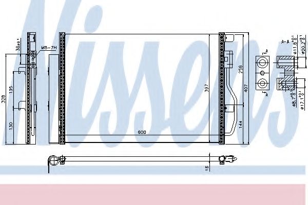 Конденсатор, кондиционер NISSENS 940389
