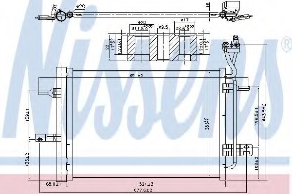 Конденсатор, кондиционер NISSENS 940511