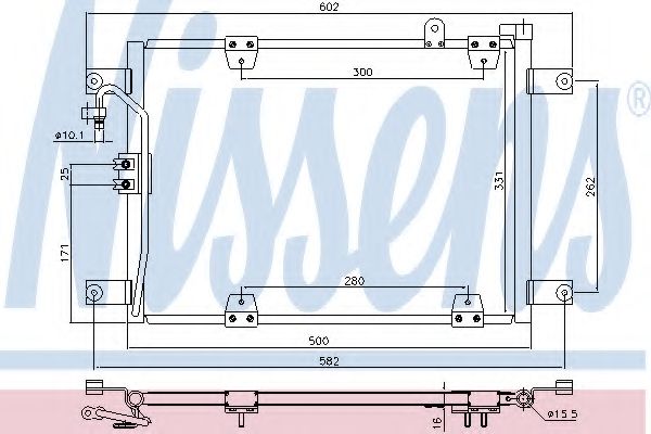 Конденсатор, кондиционер NISSENS 940578