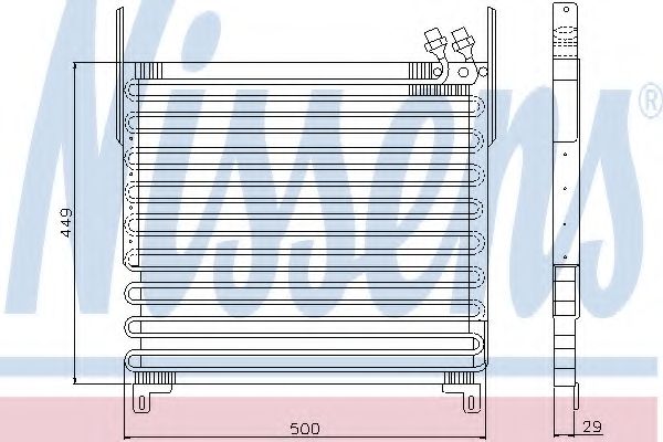Конденсатор, кондиционер NISSENS 94144
