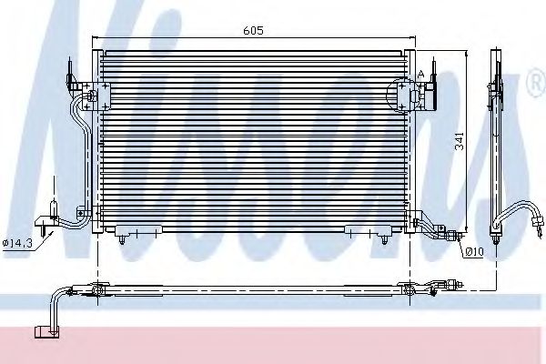 Конденсатор, кондиционер NISSENS 94200