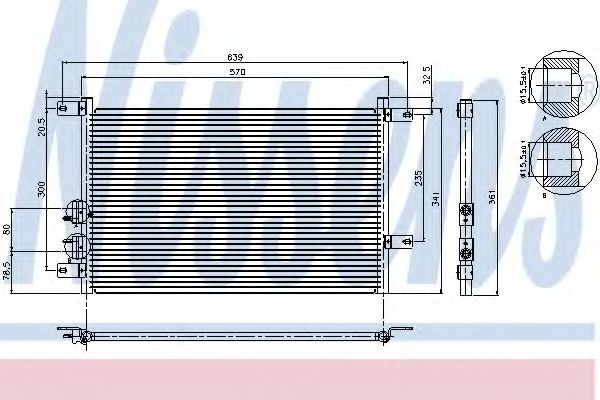 Конденсатор, кондиционер NISSENS 94526