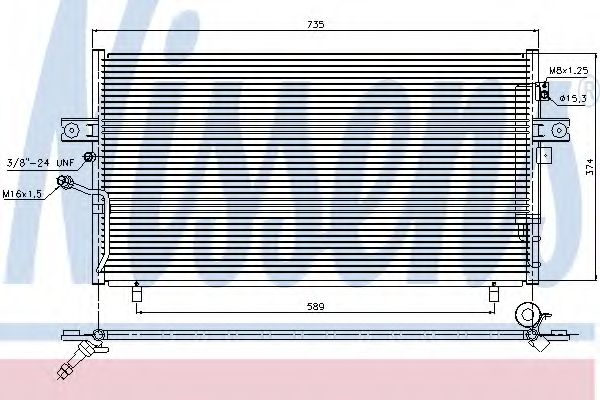 Конденсатор, кондиционер NISSENS 94946