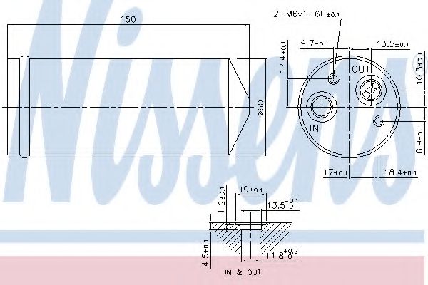 Осушитель, кондиционер NISSENS 95141