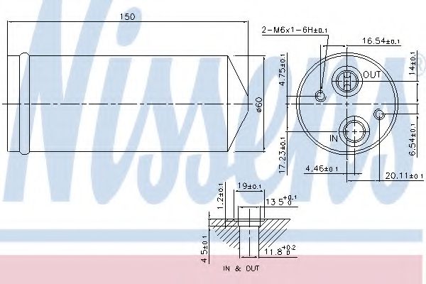 Осушитель, кондиционер NISSENS 95142