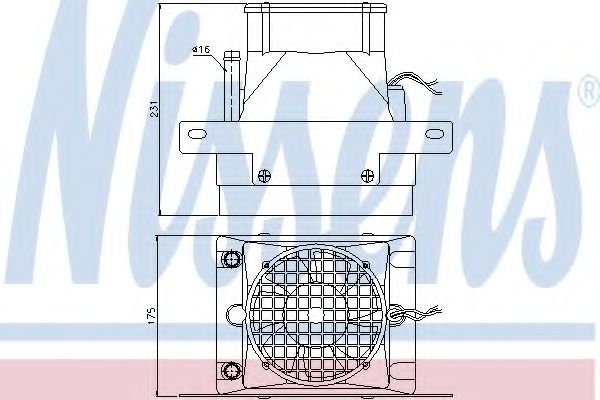 Теплообменник, отопление салона NISSENS 71907