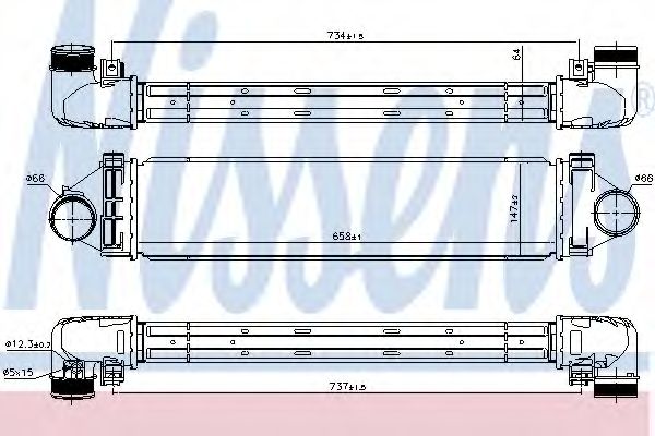 Интеркулер NISSENS 96349