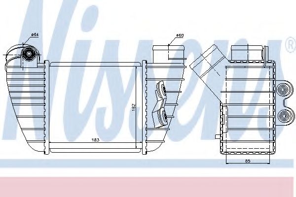 Интеркулер NISSENS 96682