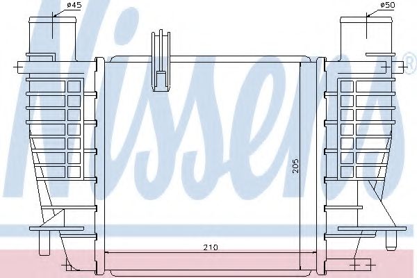 Интеркулер NISSENS 96645