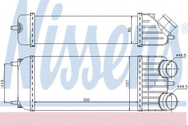 Интеркулер NISSENS 96612