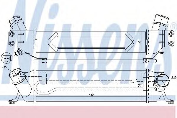 Интеркулер NISSENS 96459