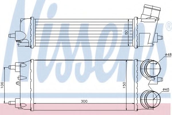 Интеркулер NISSENS 96553