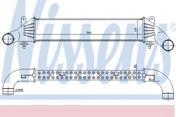 Интеркулер NISSENS 96655