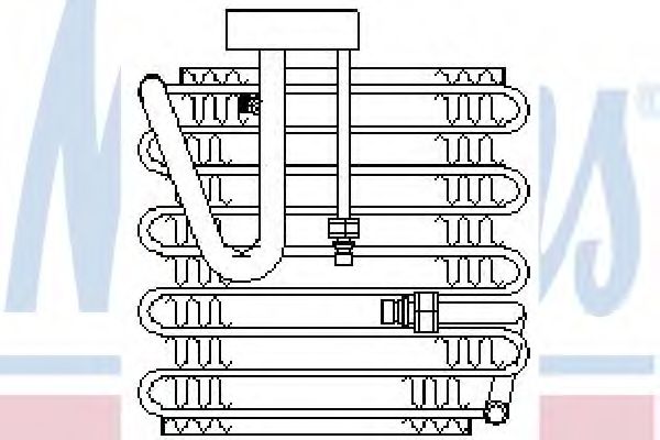 Испаритель, кондиционер NISSENS 92023