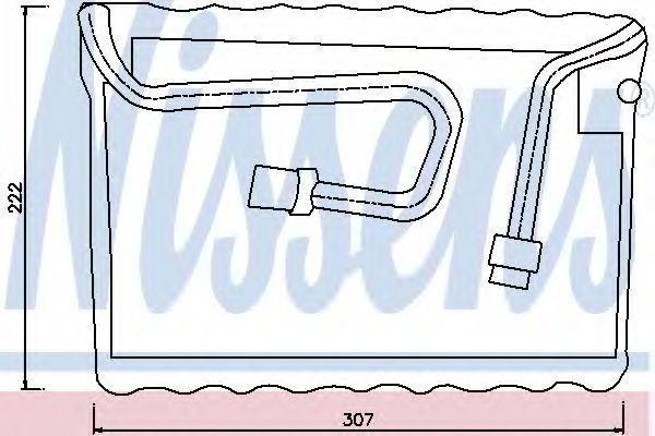 Испаритель, кондиционер NISSENS 92239